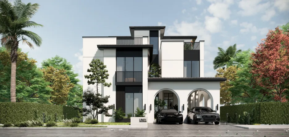 فيلا للبيع في ات ايست في مدينة المستقبل بمساحة 250 م² تتكون من 4 غرف