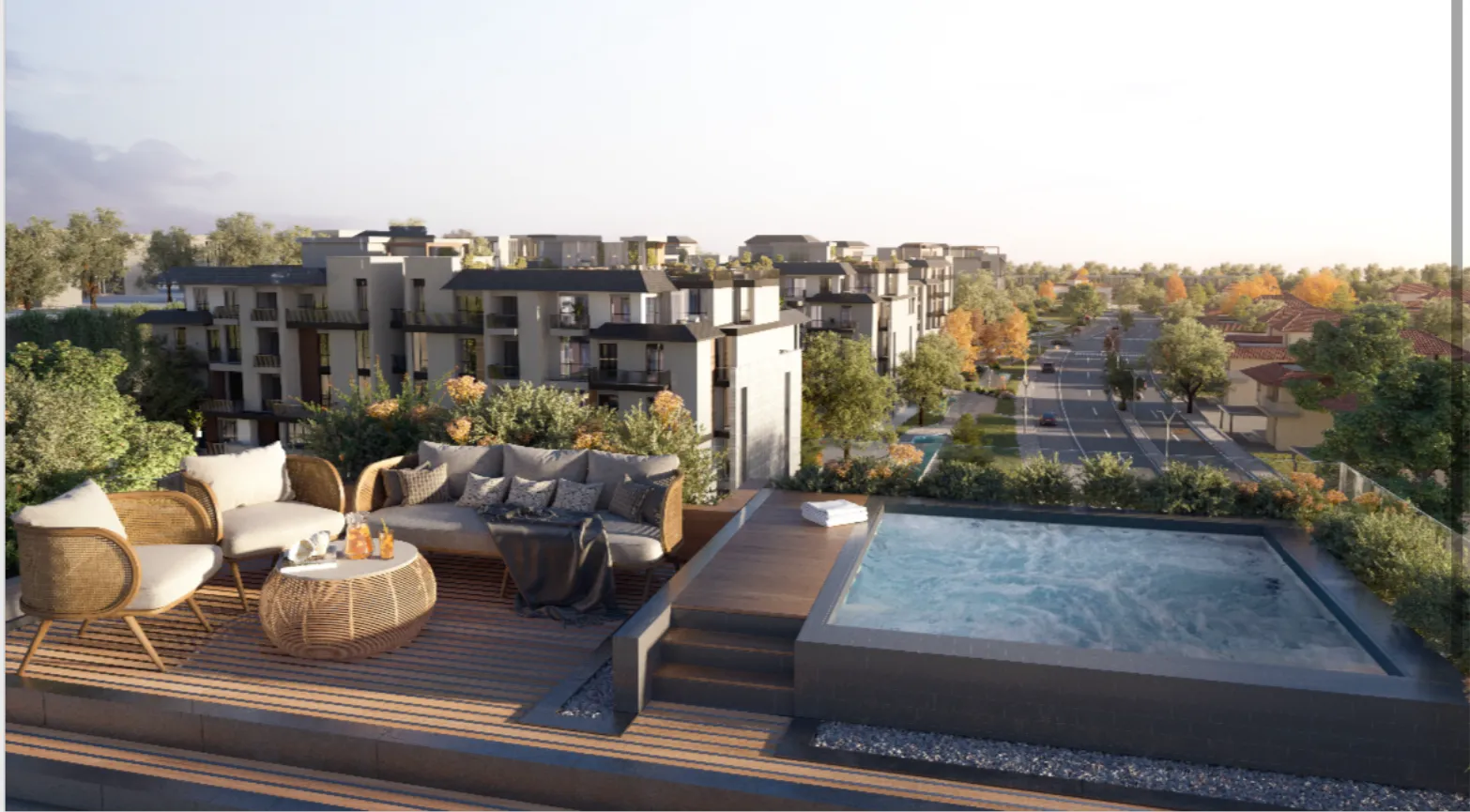 Apartment for sale in The Hills in New Cairo of 152 m² with 3 bedrooms