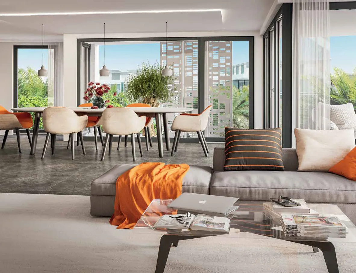 شقة للبيع في بادية في حدائق اكتوبر بمساحة 131 م² تتكون من 2 غرف