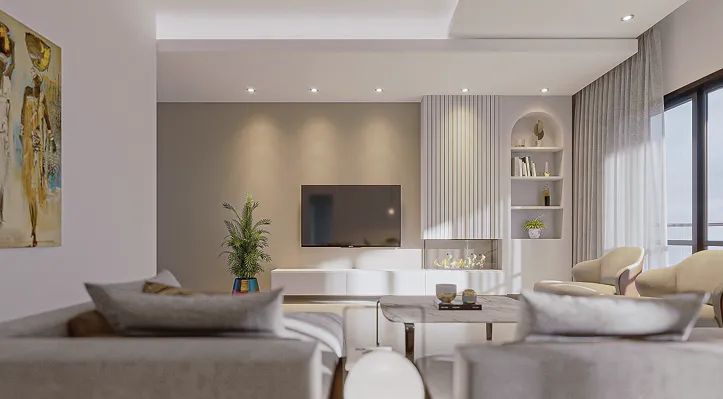 Apartment for sale in Palm Hills New Cairo in New Cairo of 65 m² with 1 bedrooms