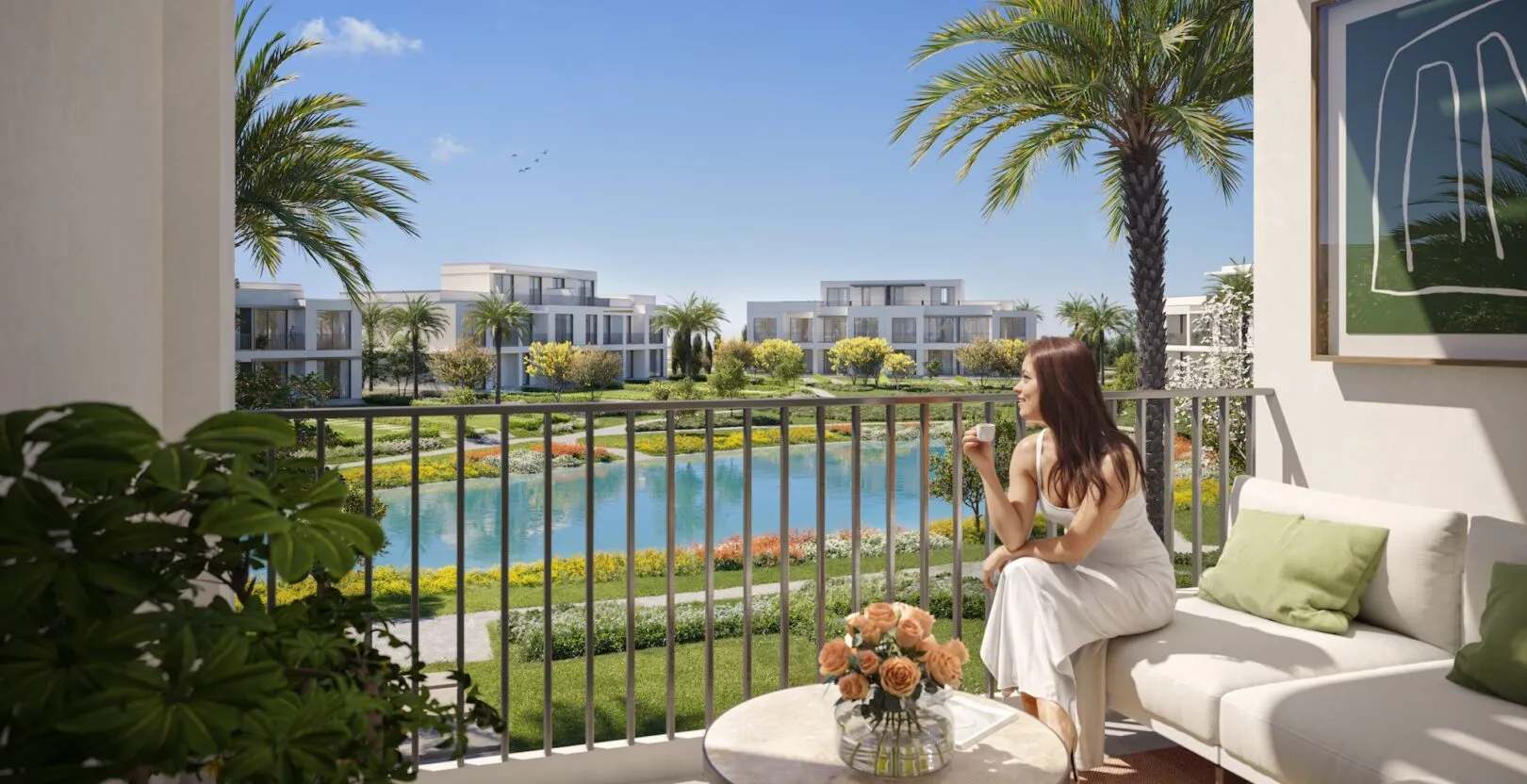 Townhouse for sale in Mivida Gardens in Mostakbal City of 233 m² with 4 bedrooms