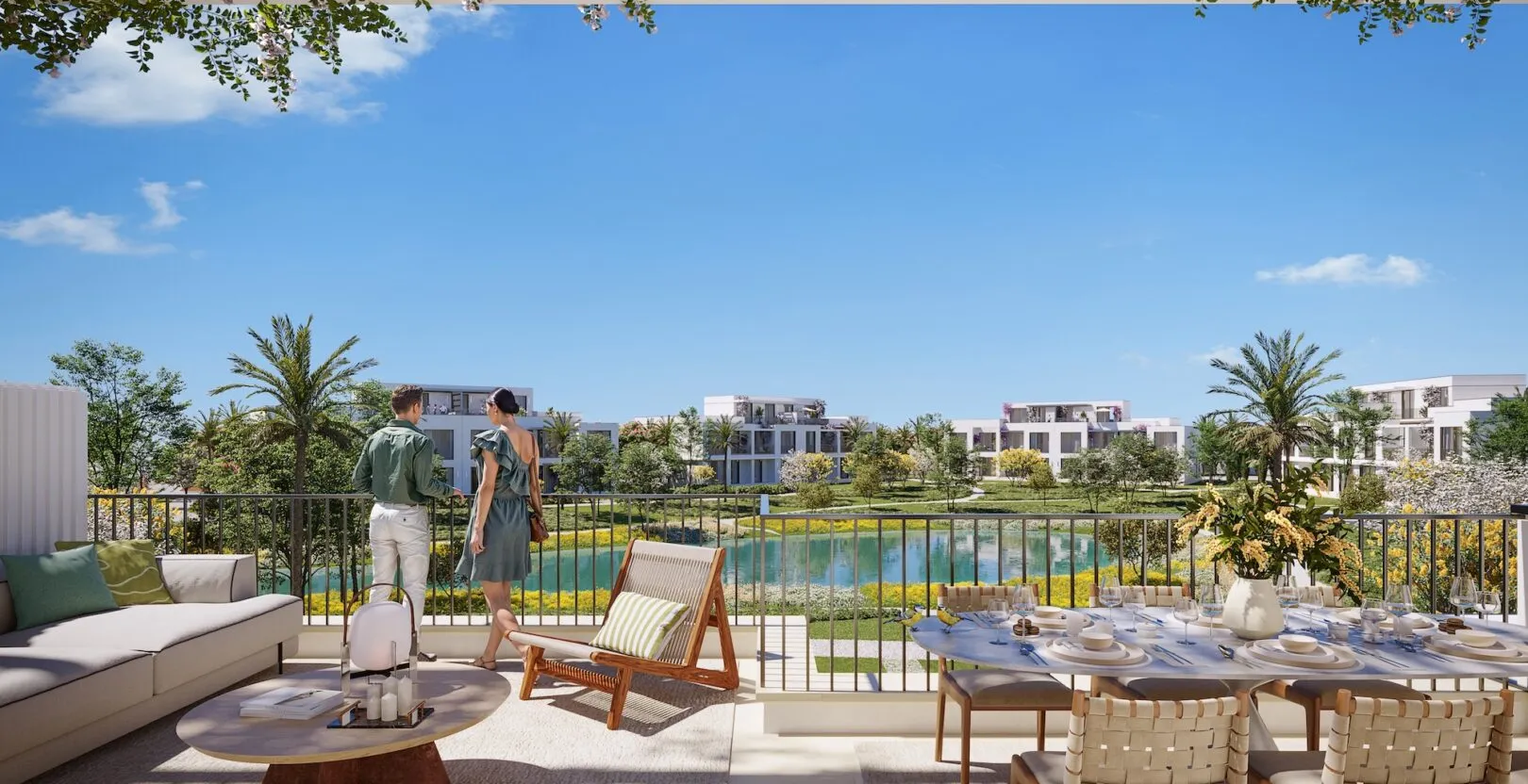 Townhouse for sale in Mivida Gardens in Mostakbal City of 233 m² with 4 bedrooms