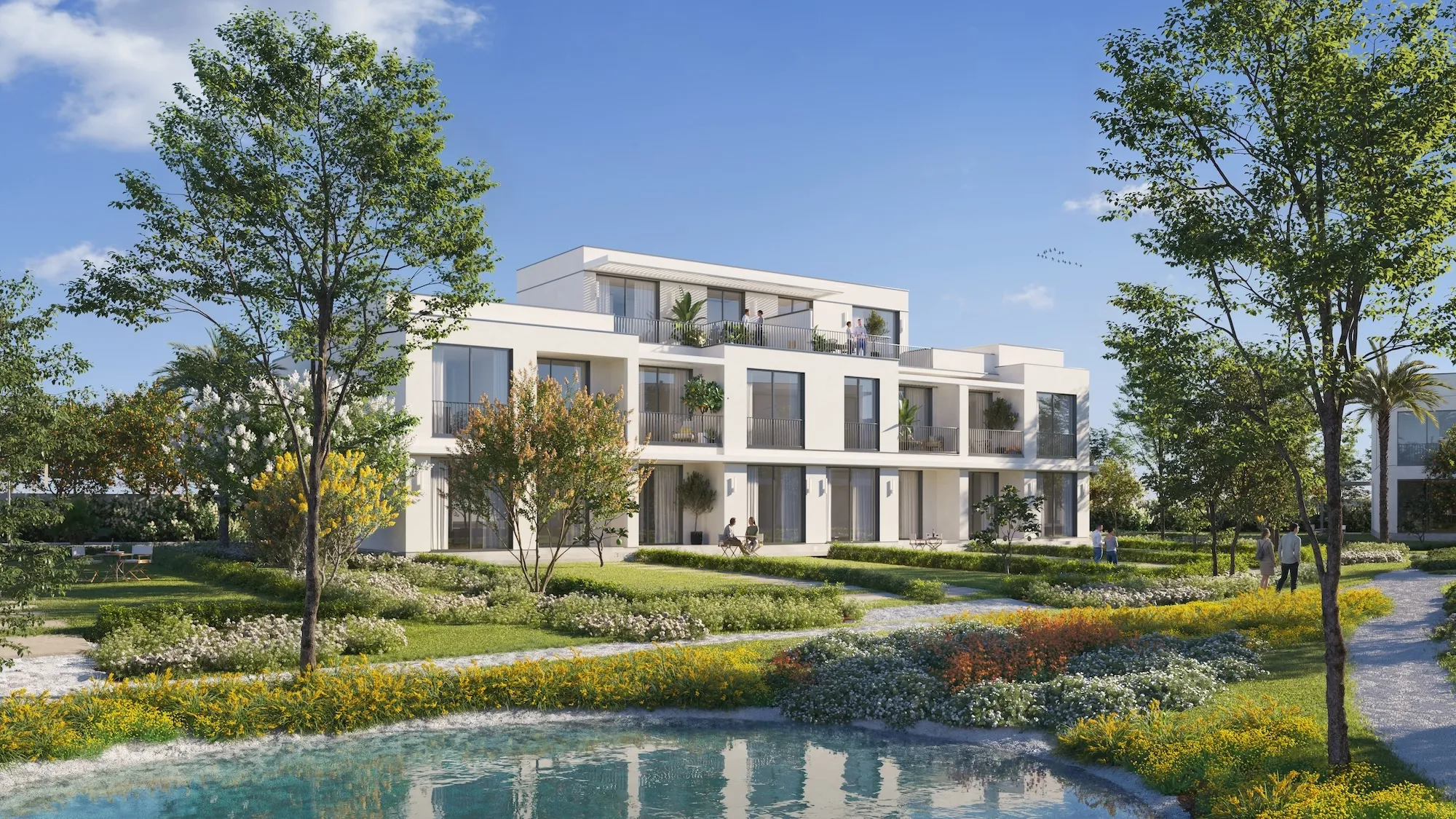 Townhouse for sale in Mivida Gardens in Mostakbal City of 233 m² with 4 bedrooms