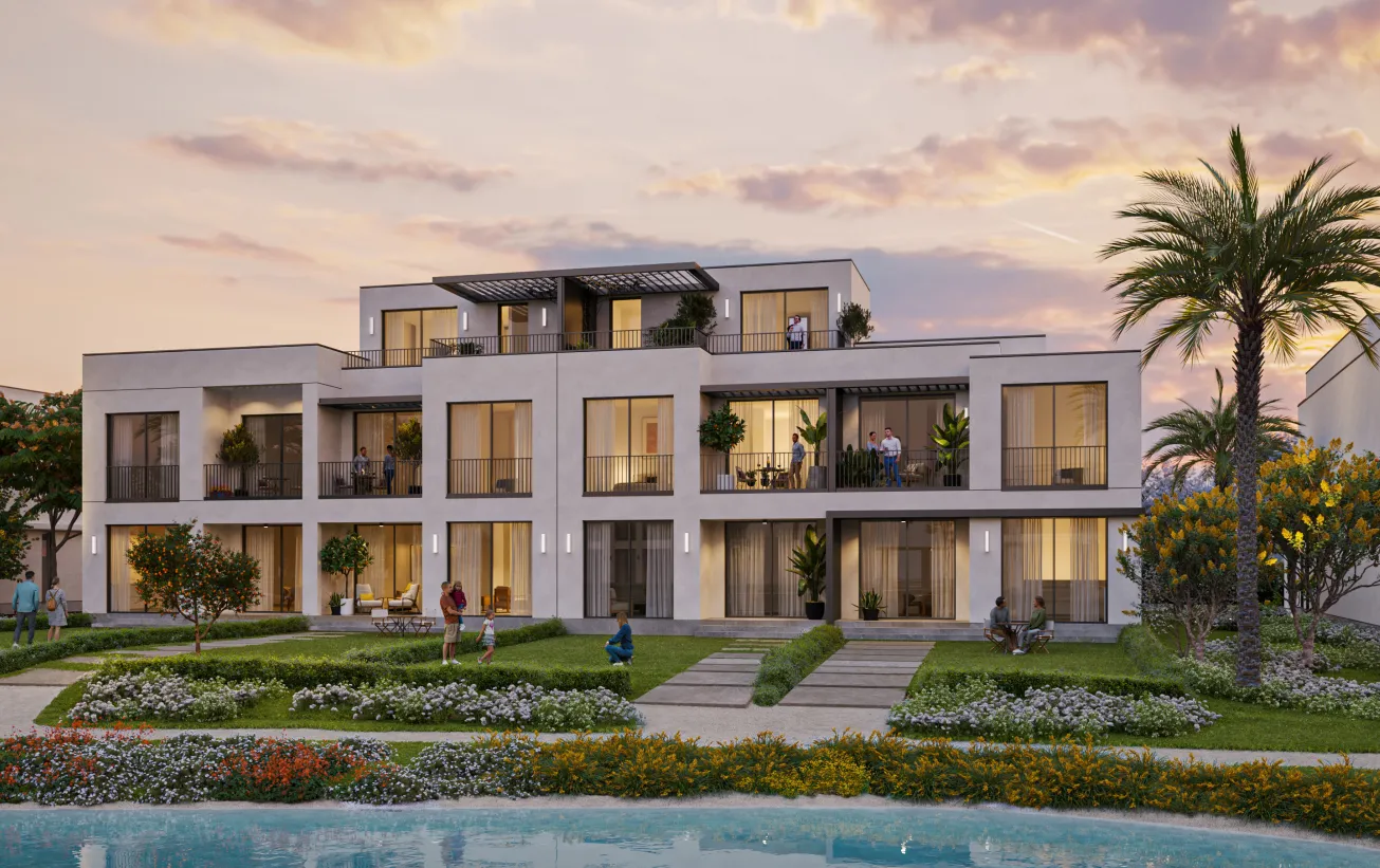 Townhouse for sale in Mivida Gardens in Mostakbal City of 233 m² with 4 bedrooms