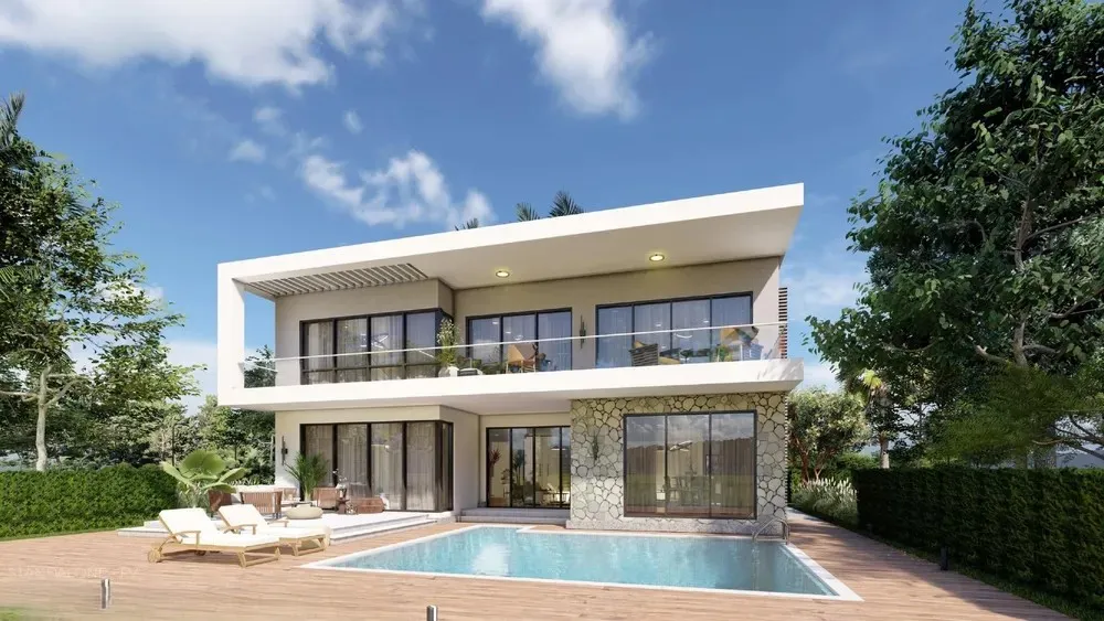 فيلا للبيع في دوس في الضبعة بمساحة 293 م² تتكون من 4 غرف