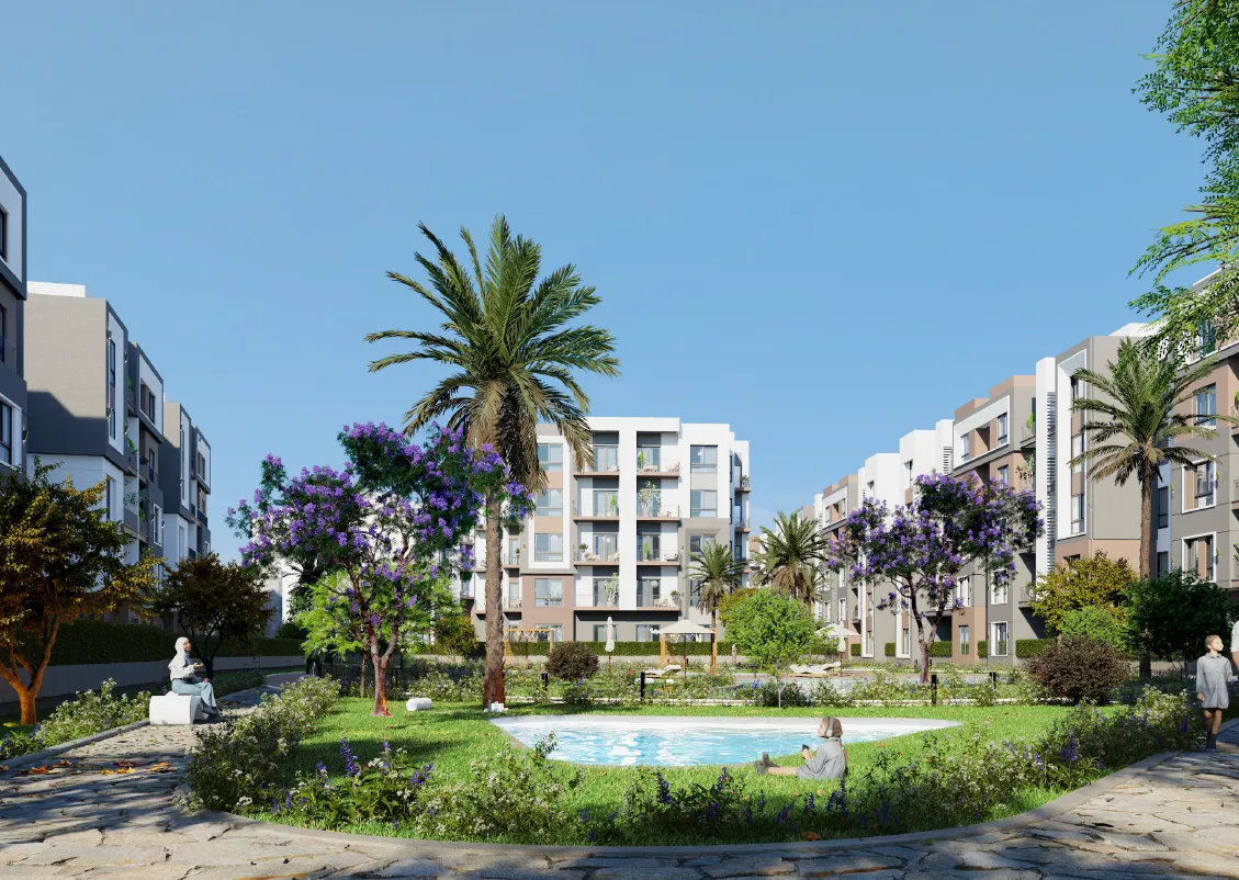 Apartment for sale in Vida Residence in 6th of October City of 91 m² with 2 bedrooms