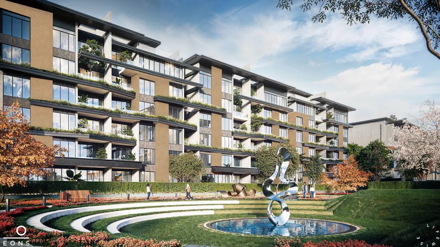 Apartment for sale in Life Wise in New Cairo of 104 m² with 2 bedrooms