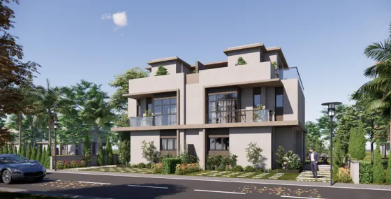 توين هاوس للبيع في البوسكو العاصمه الإدارية الجديدة في العاصمة الإدارية الجديدة بمساحة 247 م² تتكون من 3 غرف
