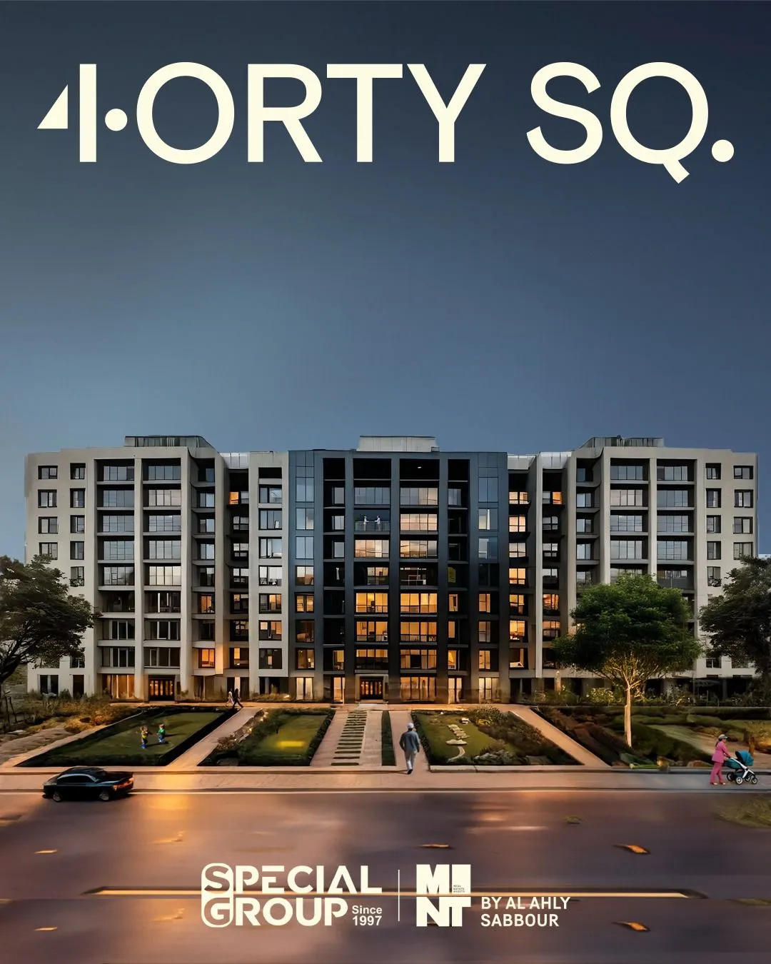 Apartment for sale in 40 Square in New Capital City of 190 m² with 3 bedrooms