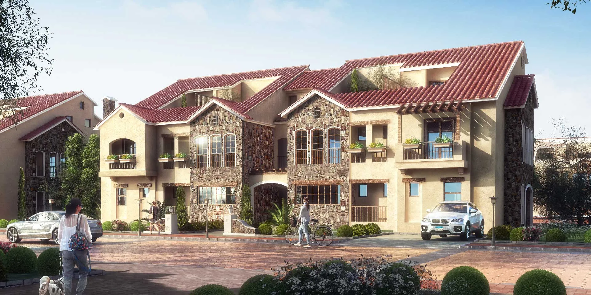 تاون هاوس للبيع في جرين سكوير في مدينة المستقبل بمساحة 262 م² تتكون من 4 غرف