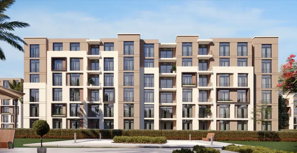 Apartment for sale in Sarai in New Cairo of 113 m² with 2 bedrooms