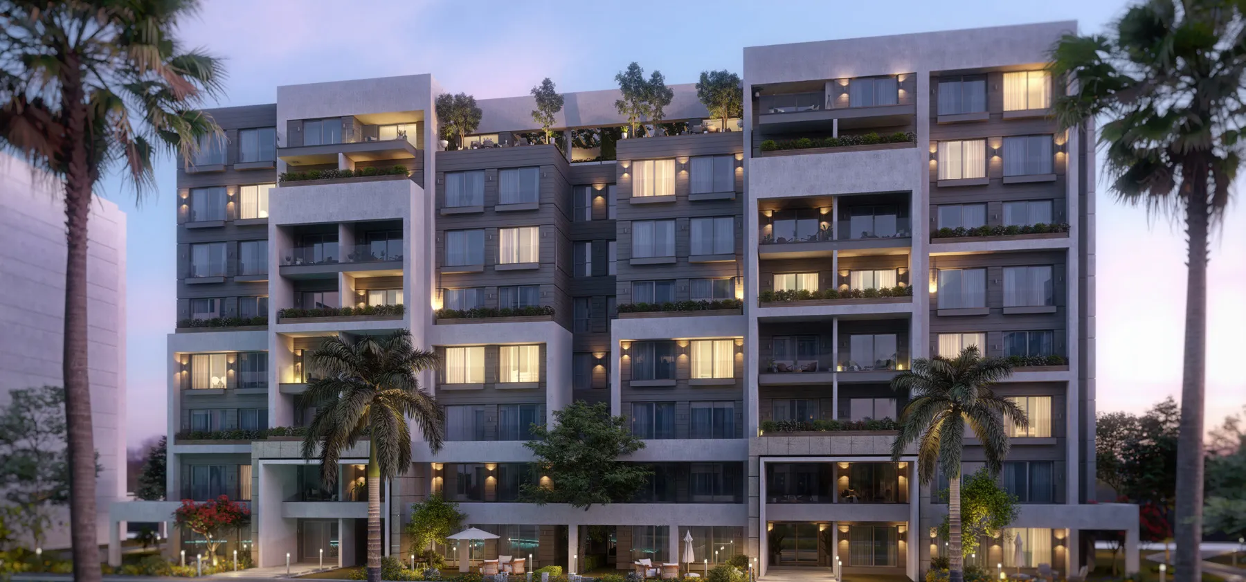 شقة للبيع في ريزيدنس 8 سكاي أبو ظبي في العاصمة الإدارية الجديدة بمساحة 245 م² تتكون من 3 غرف