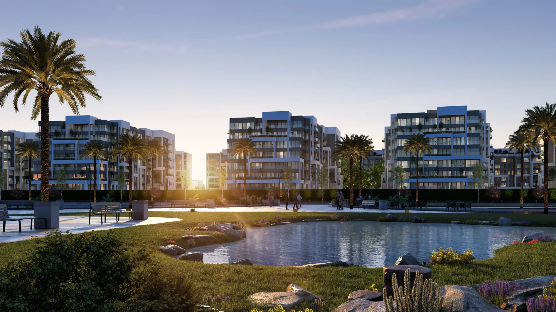 شقة للبيع في ريزيدنس 8 سكاي أبو ظبي في العاصمة الإدارية الجديدة بمساحة 245 م² تتكون من 3 غرف