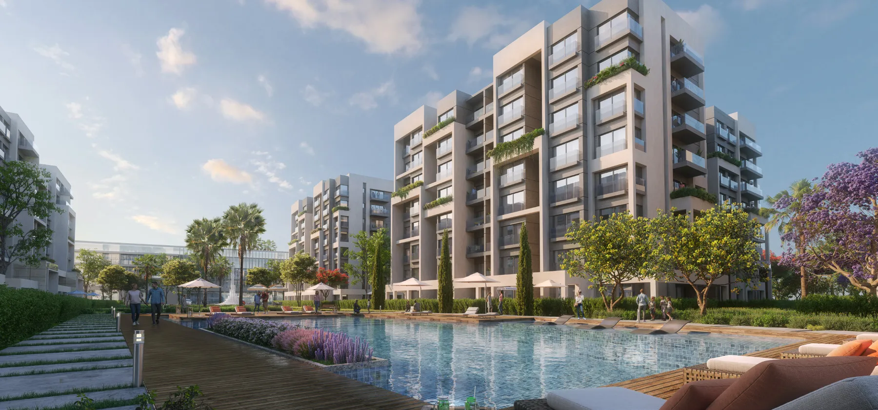 شقة للبيع في ريزيدنس 8 سكاي أبو ظبي في العاصمة الإدارية الجديدة بمساحة 245 م² تتكون من 3 غرف