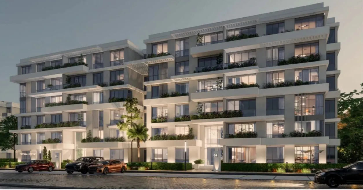 شقة للبيع في بلوتري في القاهرة الجديدة بمساحة 155 م² تتكون من 3 غرف