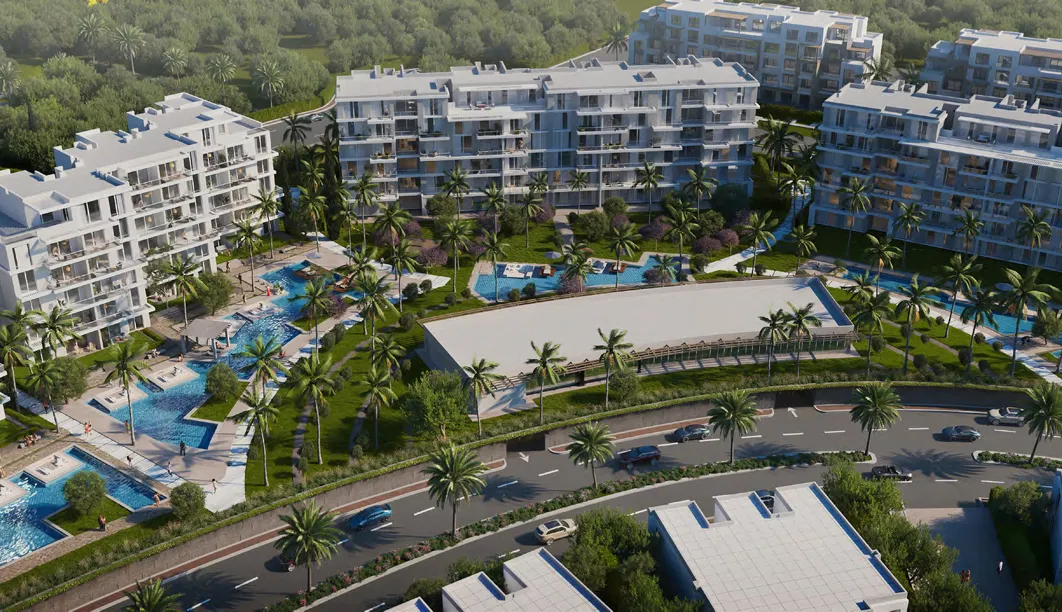 دوبلكس للبيع في هاسيندا باي في سيدي عبد الرحمن بمساحة 330 م² تتكون من 3 غرف