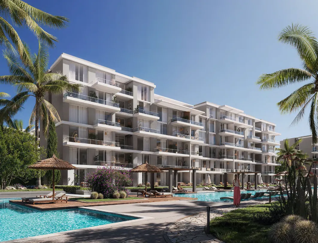 دوبلكس للبيع في هاسيندا باي في سيدي عبد الرحمن بمساحة 330 م² تتكون من 3 غرف