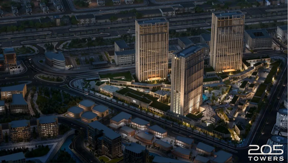  للبيع في 205 تاورز في  بمساحة 0 م² تتكون من 0 غرف