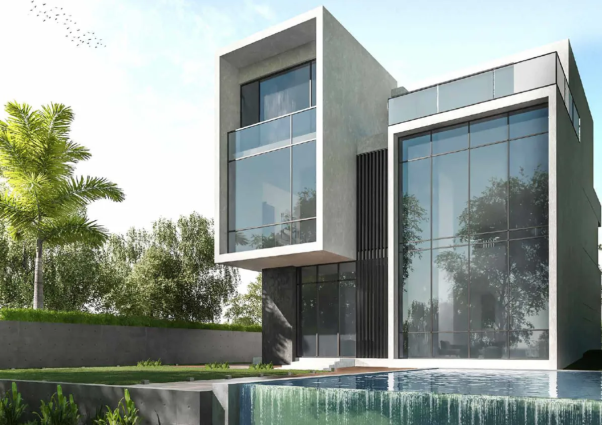 فيلا للبيع في ذا وتر واي فلل  في المستثمرين الشمالية بمساحة 580 م² تتكون من 5 غرف