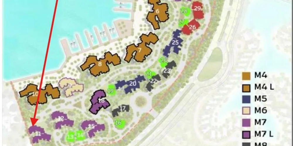  للبيع في ساوث ميد  في  بمساحة 0 م² تتكون من 0 غرف