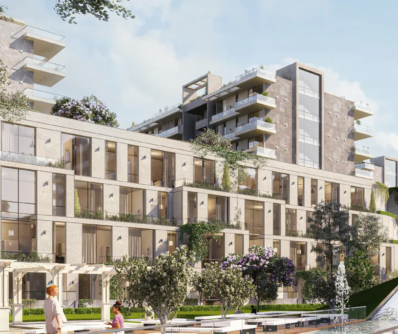 Apartment for sale in Kite in October Gardens of 92 m² with 1 bedrooms