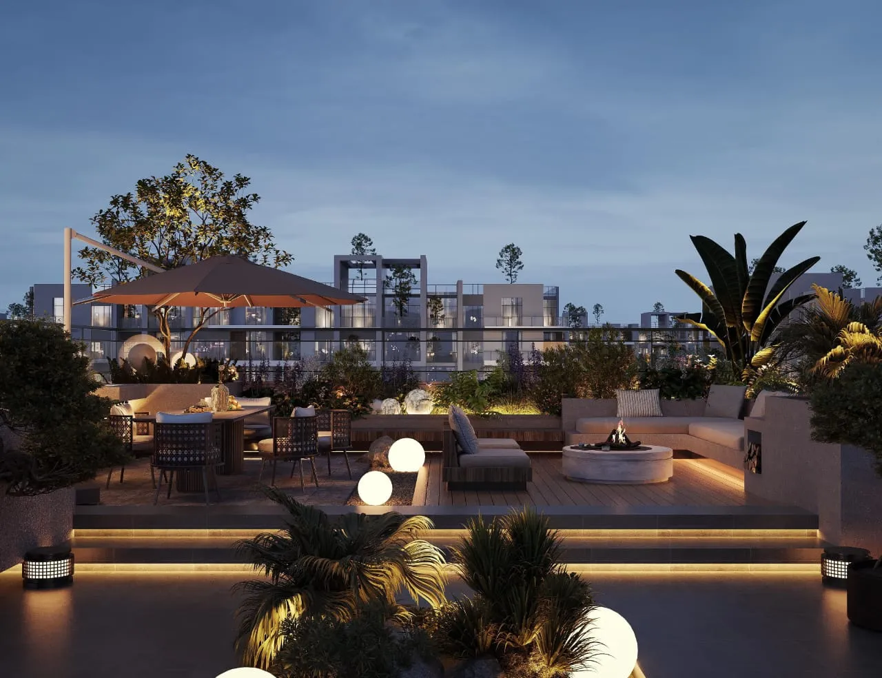 شقة للبيع في ذا لارك ريزيدنس القاهرة الجديدة في المستثمرين الجنوبية بمساحة 95 م² تتكون من 2 غرف