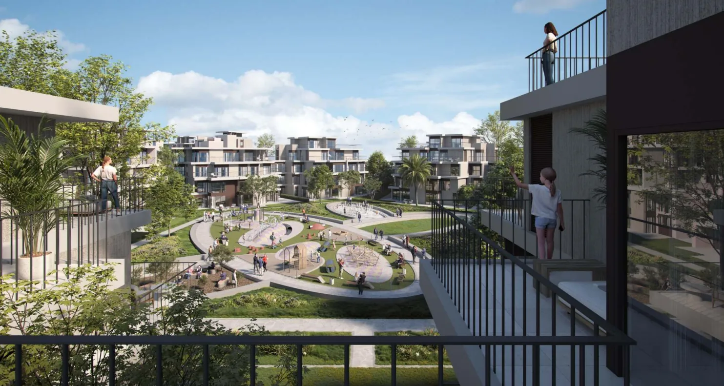 شقة للبيع في سولانا في الشيخ زايد الجديدة بمساحة 169 م² تتكون من 3 غرف