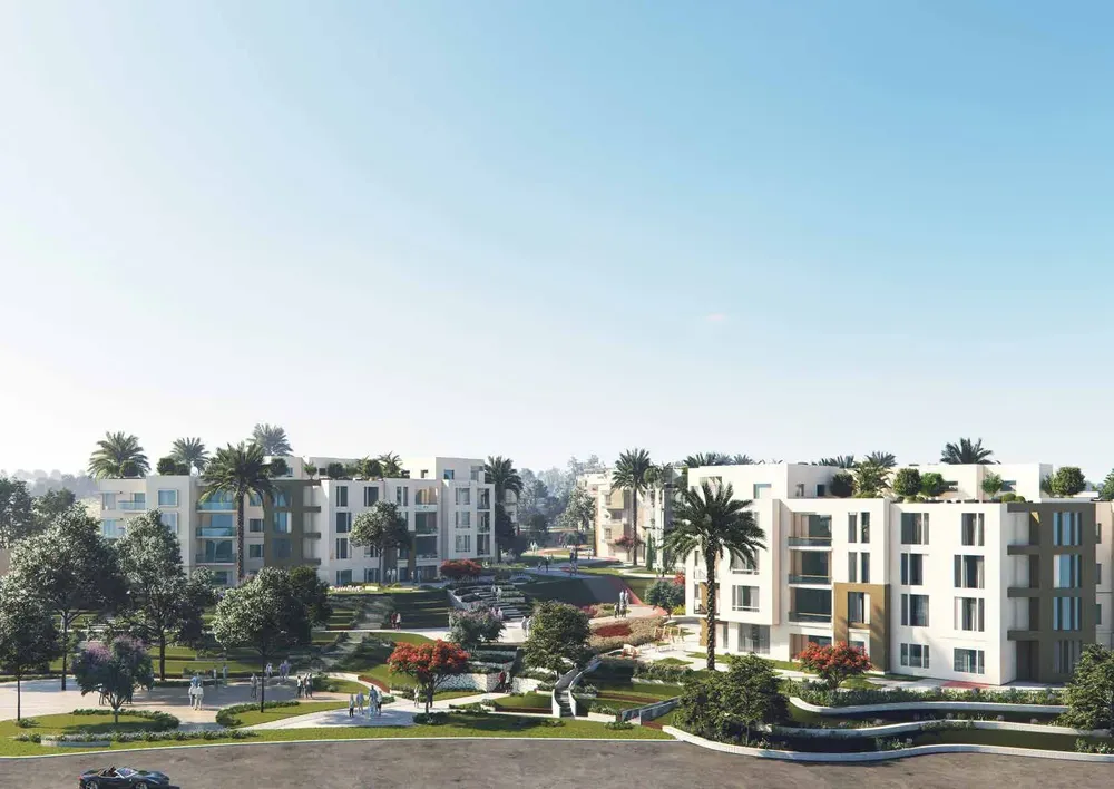 شقة للبيع في ايوان X أكسيس   في مدينة السادس من أكتوبر بمساحة 95 م² تتكون من 1 غرف