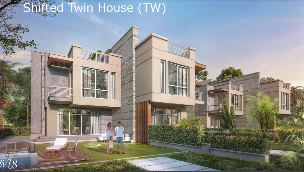 توين هاوس للبيع في مارينا 8 في الساحل الشمالي بمساحة 319 م² تتكون من 3 غرف