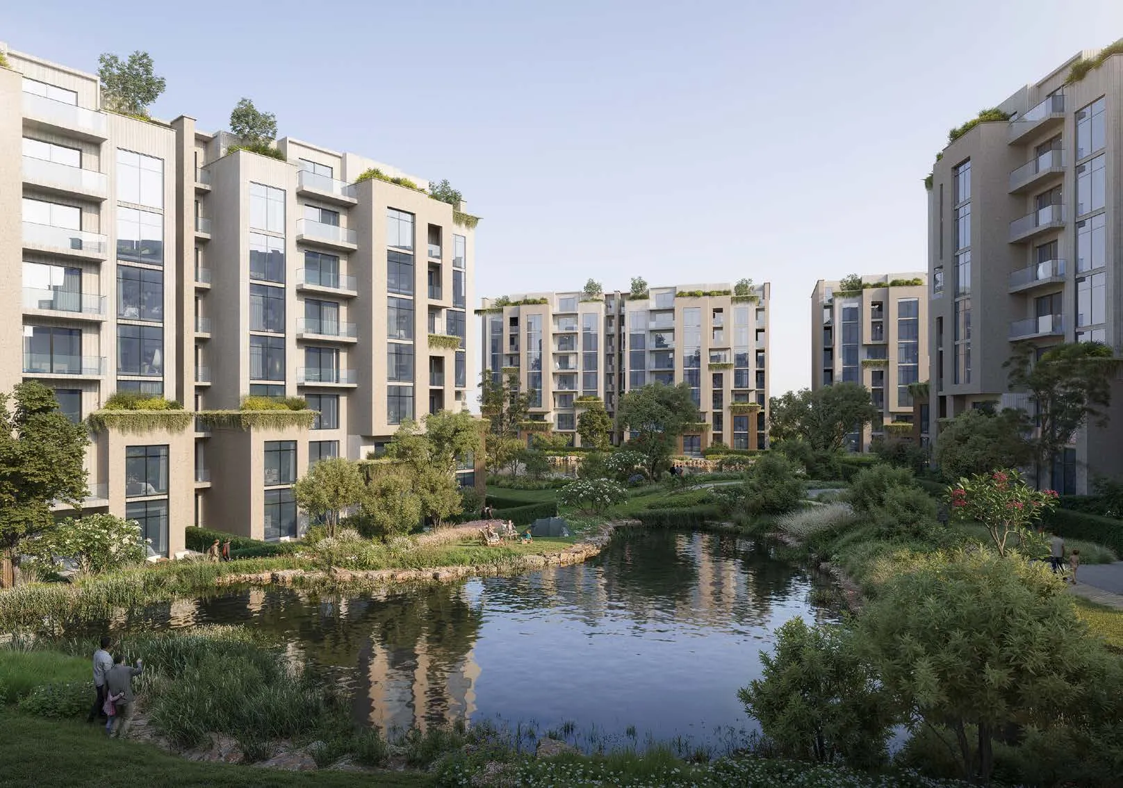 Apartment for sale in Ivoire West in El Sheikh Zayed of 126 m² with 2 bedrooms