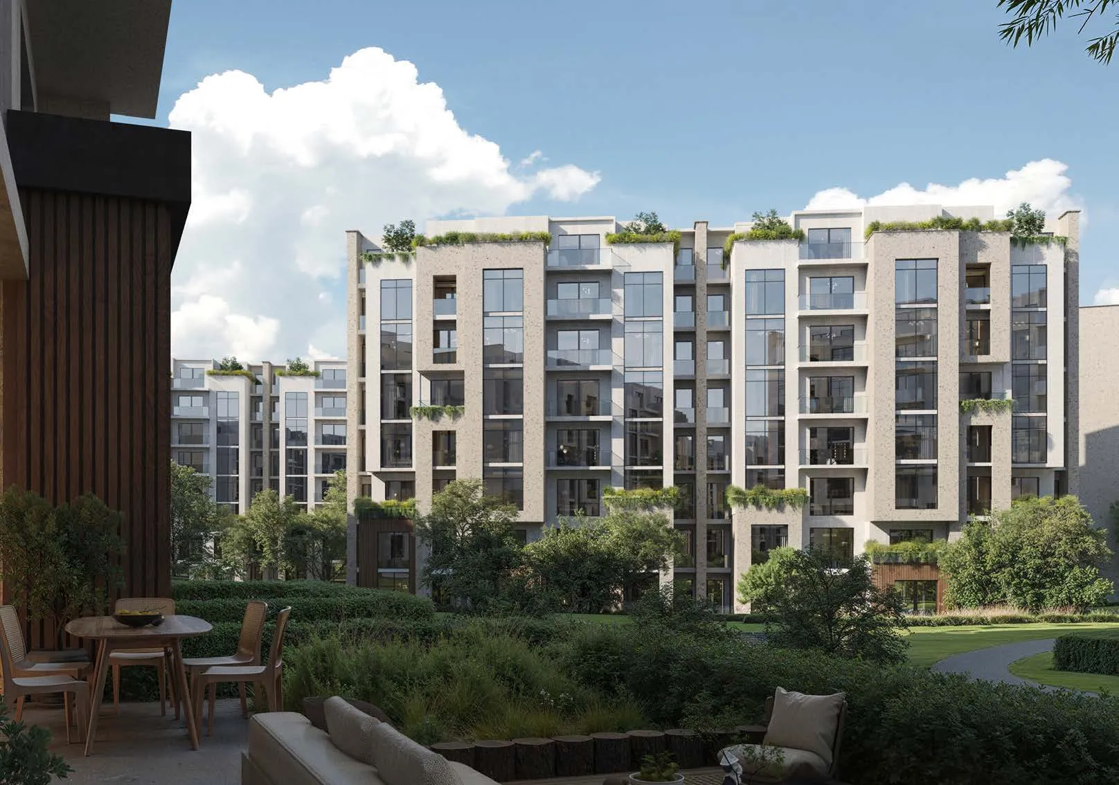 Apartment for sale in Ivoire West in El Sheikh Zayed of 126 m² with 2 bedrooms