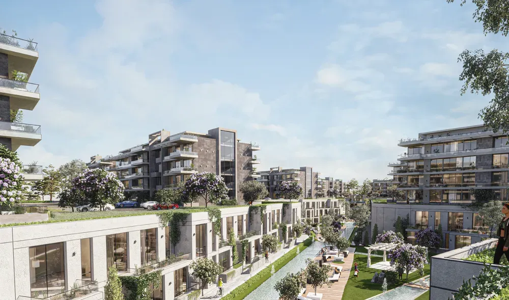 شقة للبيع في كايت في حدائق اكتوبر بمساحة 80 م² تتكون من 1 غرف