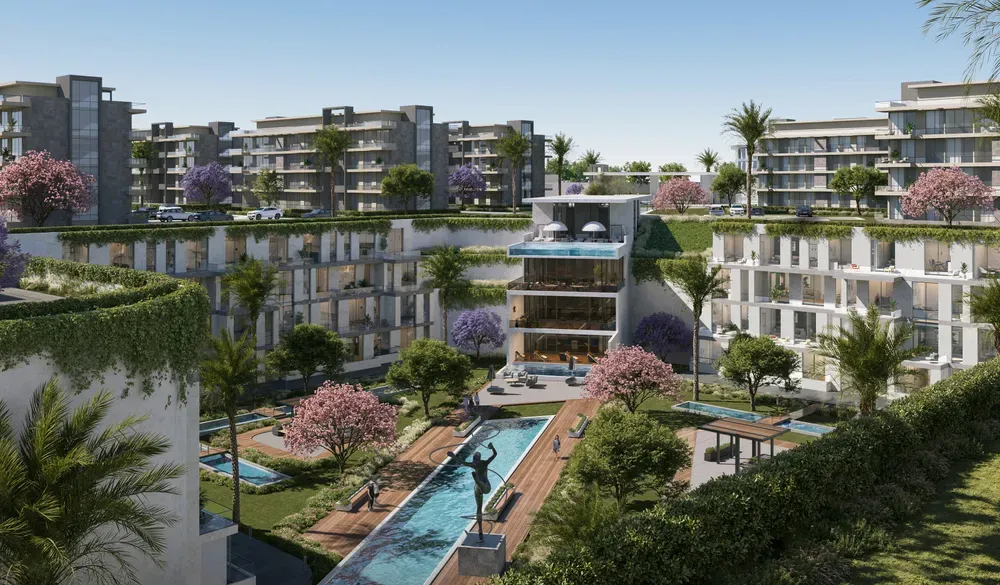 شقة للبيع في كايت في حدائق اكتوبر بمساحة 80 م² تتكون من 1 غرف