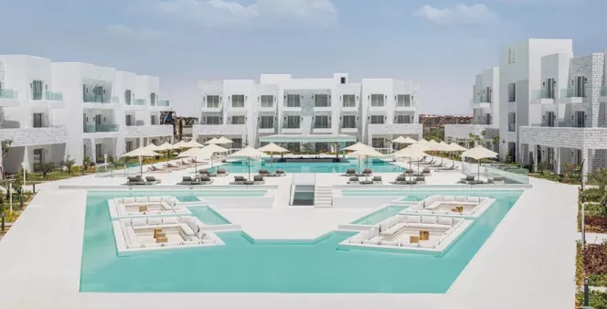 شاليه للبيع في أزها في العين السخنة بمساحة 110 م² تتكون من 2 غرف