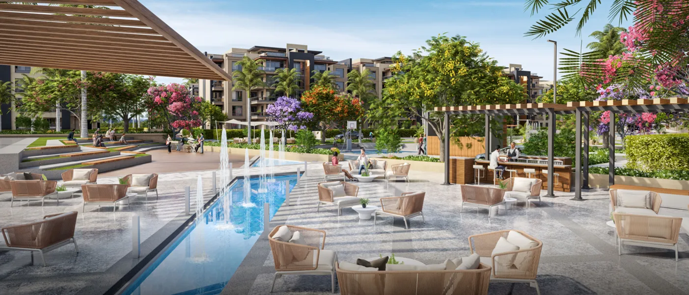 Apartment for sale in AZAD in New Cairo of 140 m² with 2 bedrooms