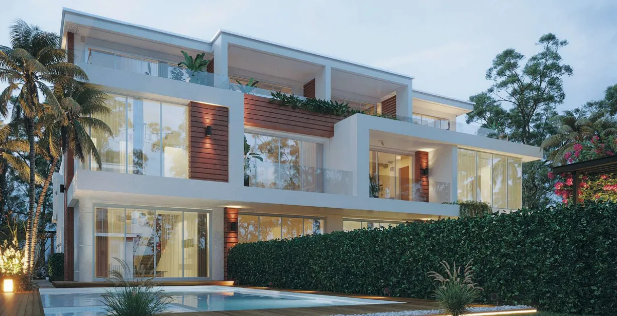 تاون هاوس للبيع في ازار ايلاند في رأس الحكمة بمساحة 107 م² تتكون من 2 غرف