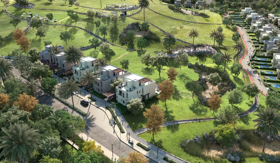 Twinhouse for sale in O West Orascom in October Gardens of 255 m² with 4 bedrooms