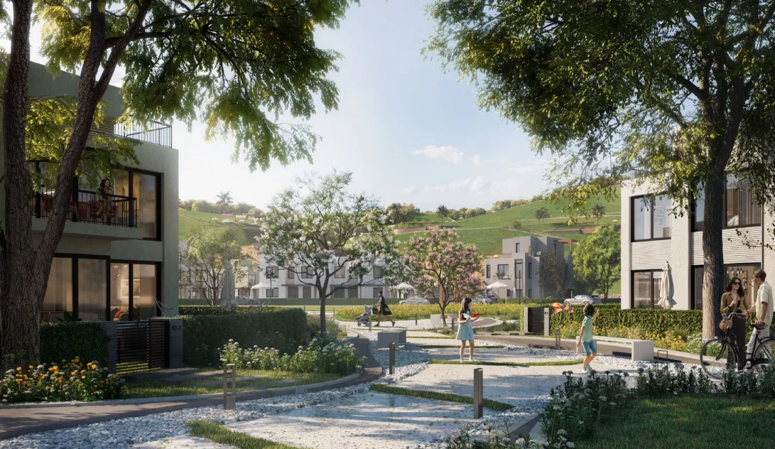 Twinhouse for sale in O West Orascom in October Gardens of 255 m² with 4 bedrooms