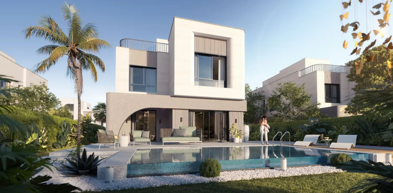 فيلا للبيع في أو ويست أوراسكوم في حدائق اكتوبر بمساحة 207 م² تتكون من 3 غرف