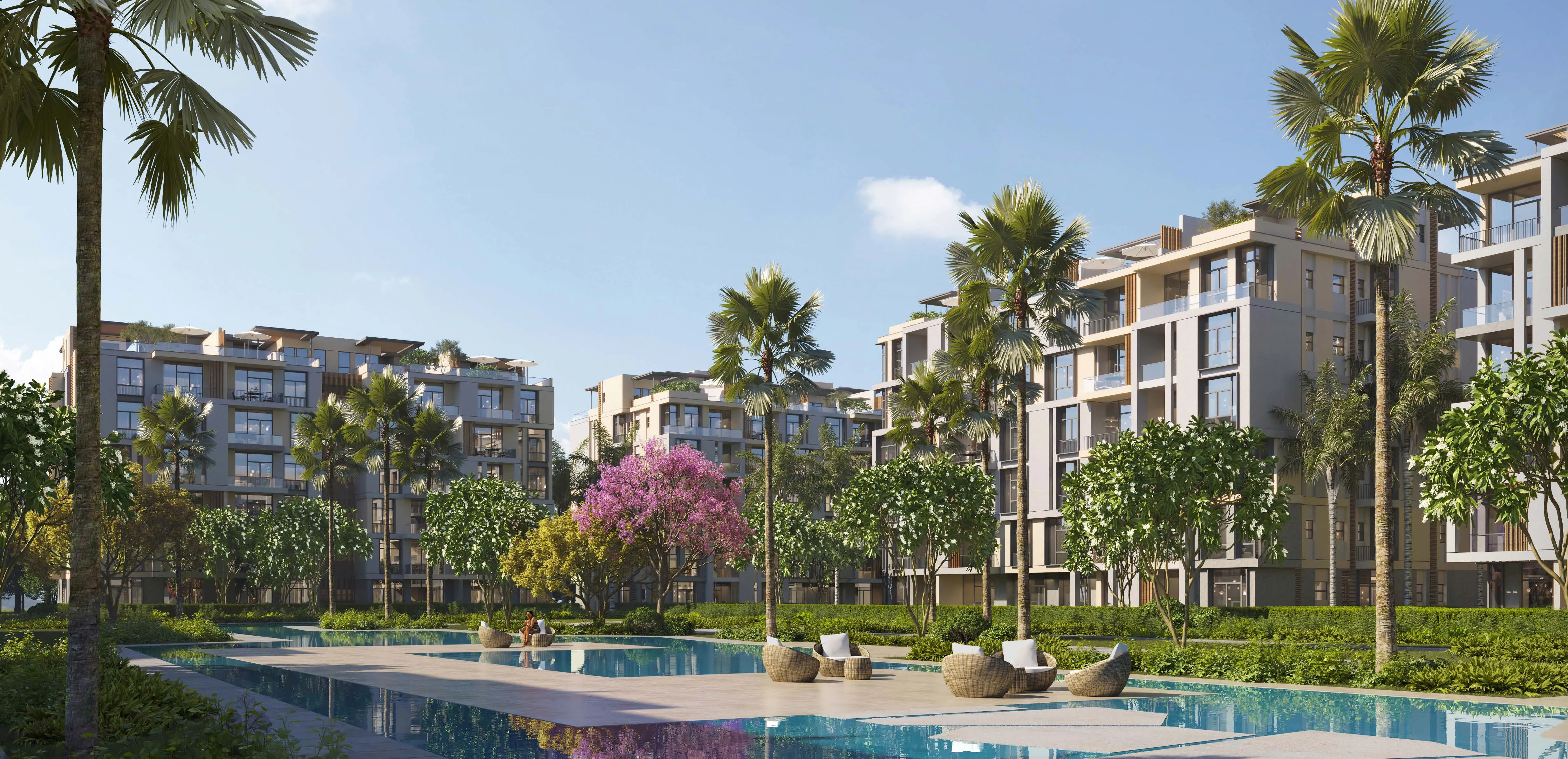 شقة للبيع في ايفر في مدينة السادس من أكتوبر بمساحة 155 م² تتكون من 2 غرف