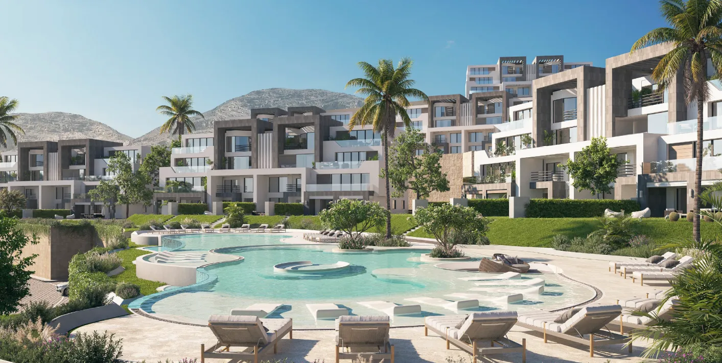 شاليه للبيع في جبال السخنة في العين السخنة بمساحة 93 م² تتكون من 2 غرف