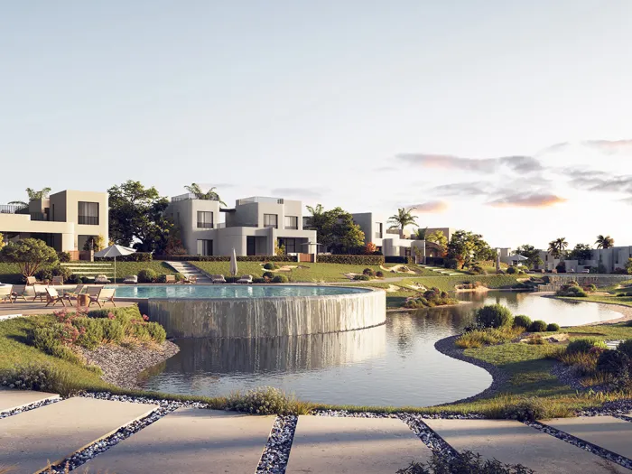 تاون هاوس للبيع في أو ويست أوراسكوم في حدائق اكتوبر بمساحة 235 م² تتكون من 3 غرف