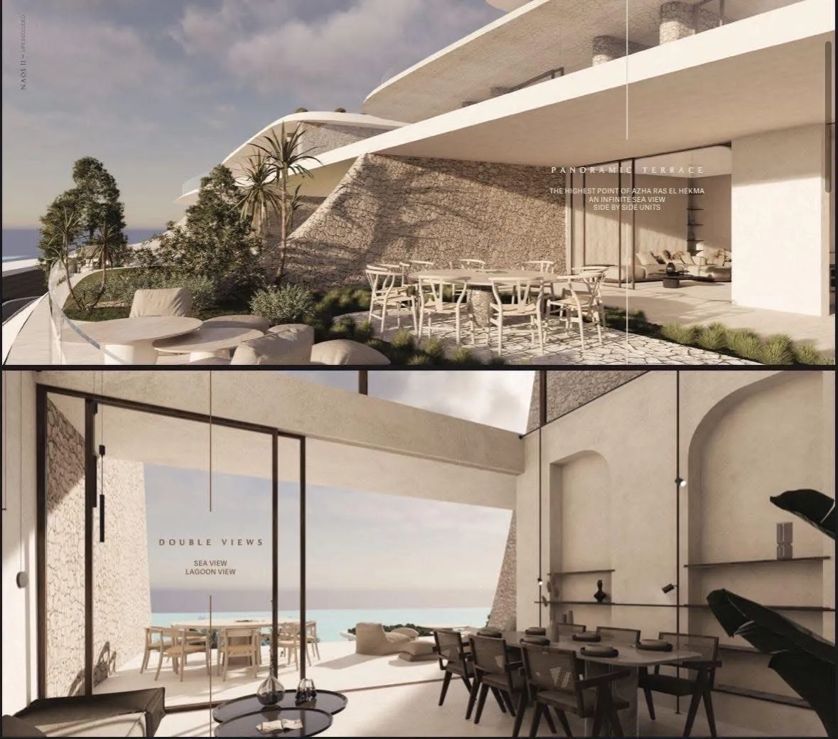 تاون هاوس للبيع في ازها الساحل الشمالي في رأس الحكمة بمساحة 0 م² تتكون من 3 غرف