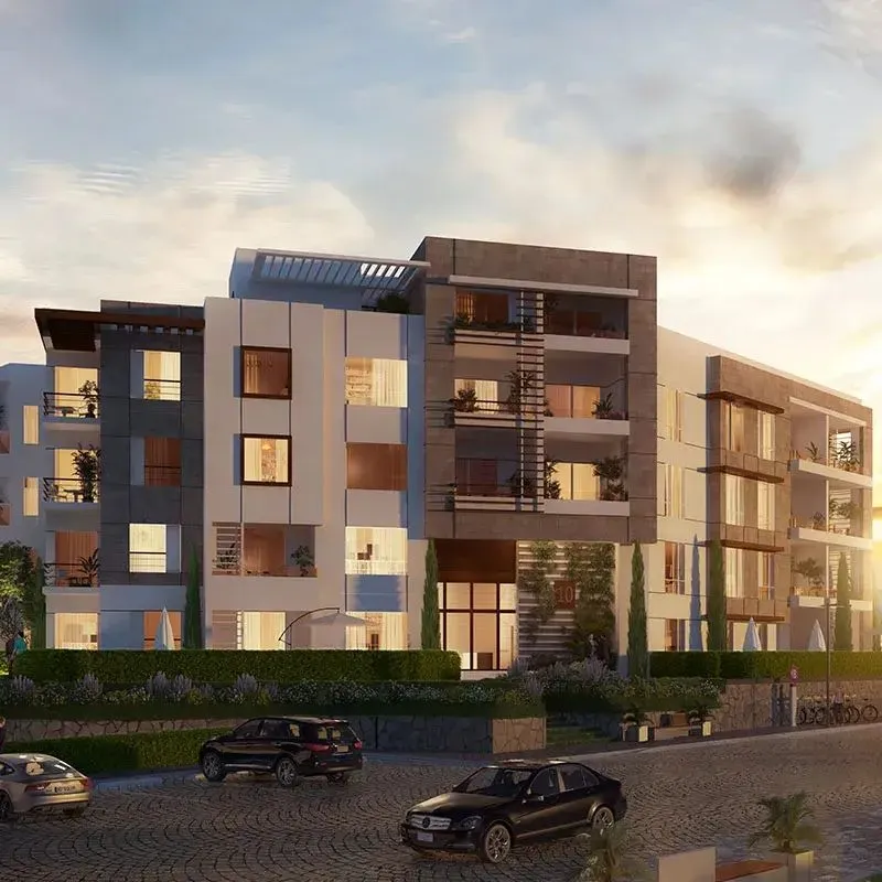 Apartment for sale in Axis X Iwan in 6th of October City of 89 m² with 1 bedrooms