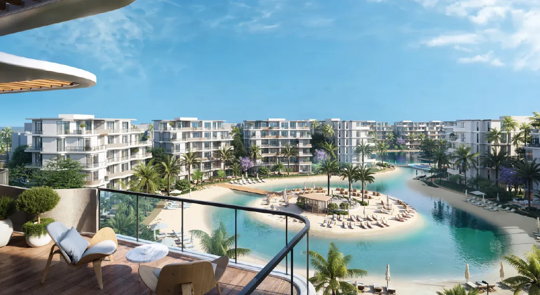 Chalet for sale in Hyde Park North - Seashore in Ras El Hekma of 123 m² with 2 bedrooms