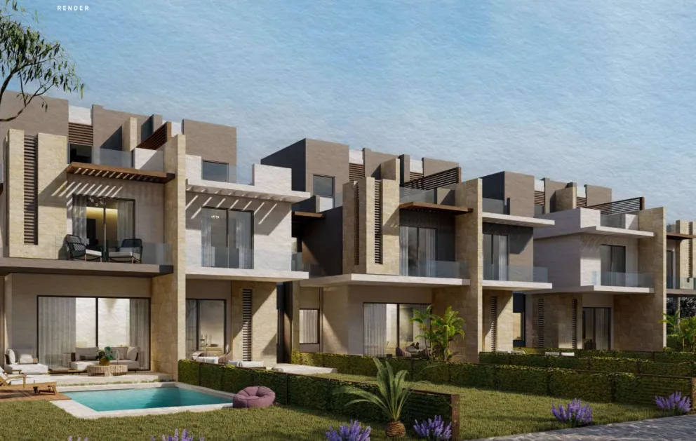 تاون هاوس للبيع في تاوني في مدينة السادس من أكتوبر بمساحة 208 م² تتكون من 3 غرف