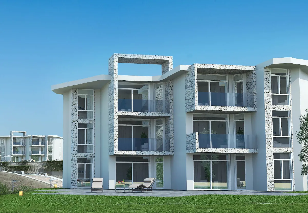 شاليه للبيع في المونت الجلالة في العين السخنة بمساحة 100 م² تتكون من 2 غرف