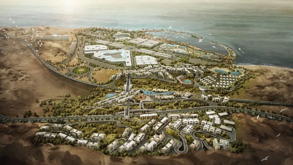 Chalet for sale in Carnelia in Ain Sokhna of 60 m² with 1 bedrooms