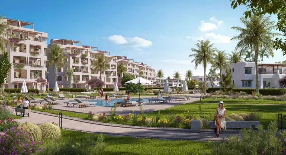 Chalet for sale in Hacienda West in Ras El Hekma of 100 m² with 2 bedrooms