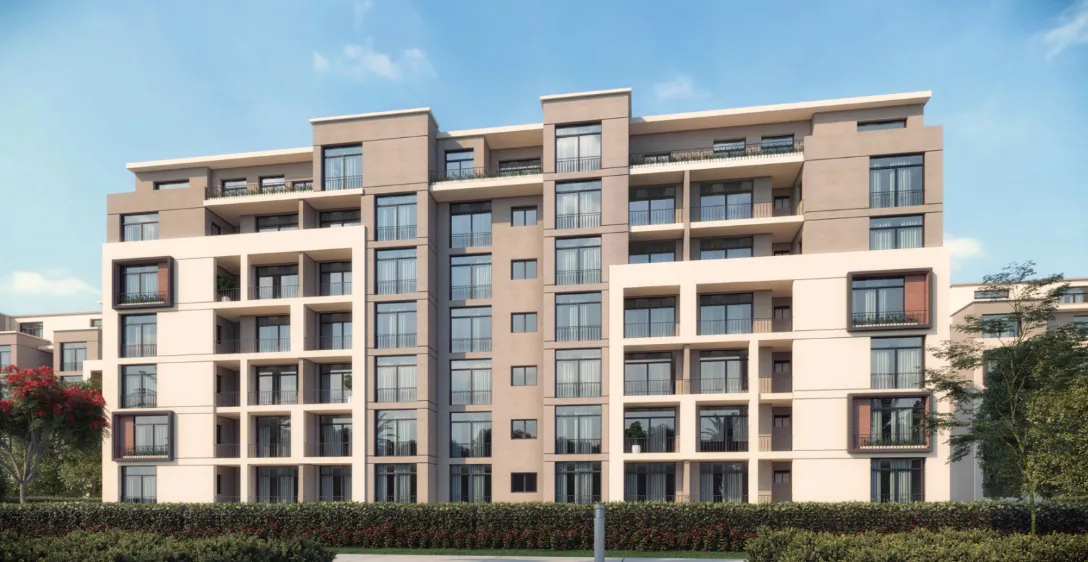 شقة للبيع في سراي في القاهرة الجديدة بمساحة 113 م² تتكون من 2 غرف